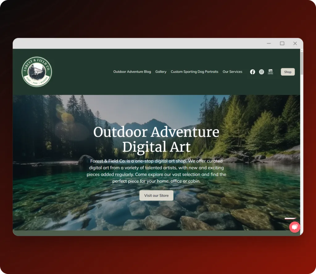 A beautifully crafted piece of hunting and fishing artwork, capturing the spirit of outdoor adventure.